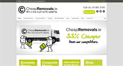 Desktop Screenshot of cheapremovals.ie